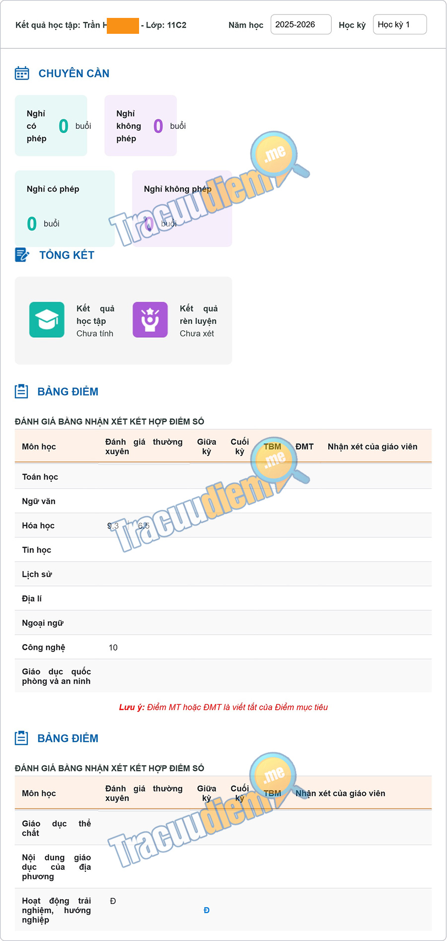 vnedu tra cứu điểm